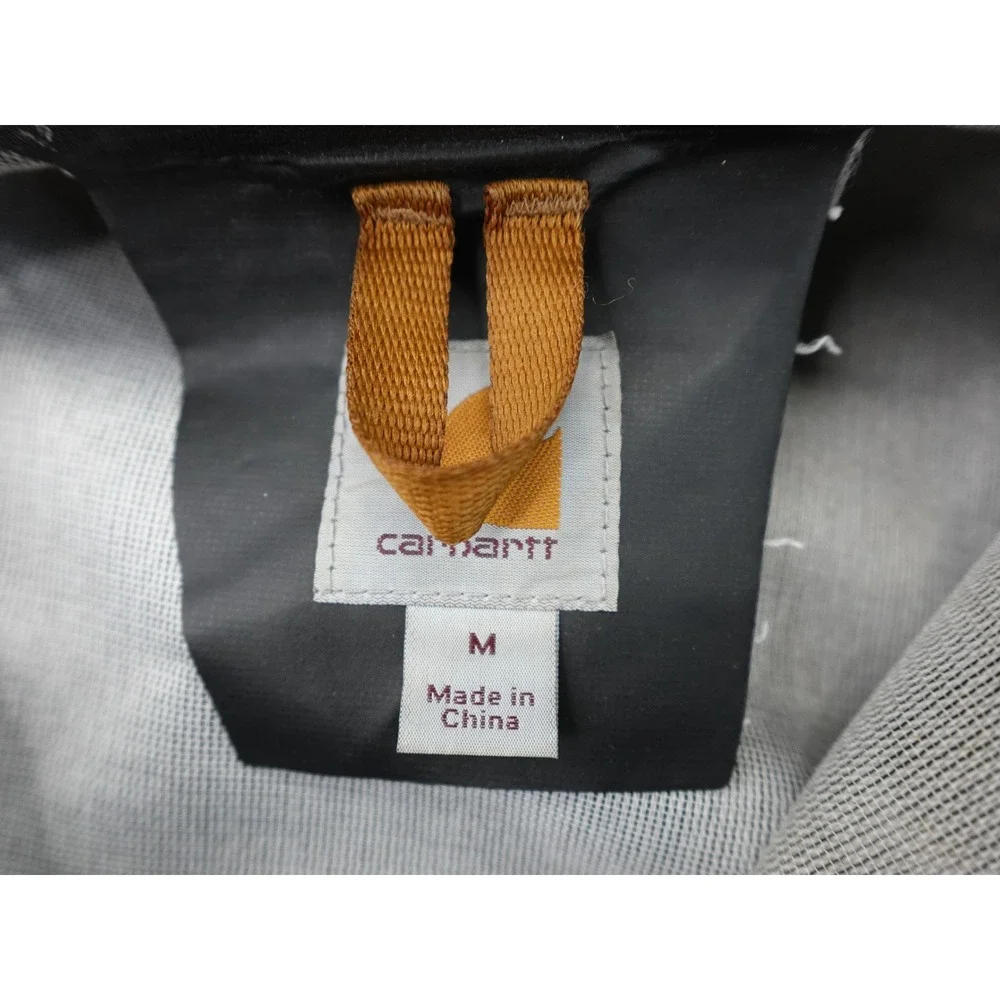Carhartt Surrey Rain Coat Mens Medium Black Good Waterproof Heavy Duty 103508